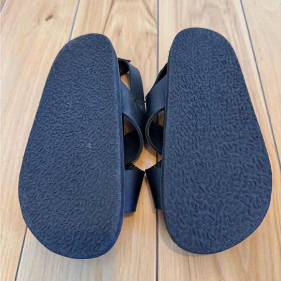 Black Strappy Sandals - Picture 3 of 3